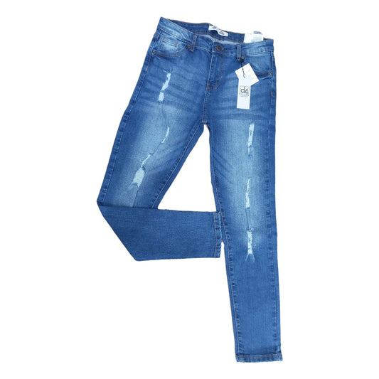 Ladies Ripped Jeans - Blue