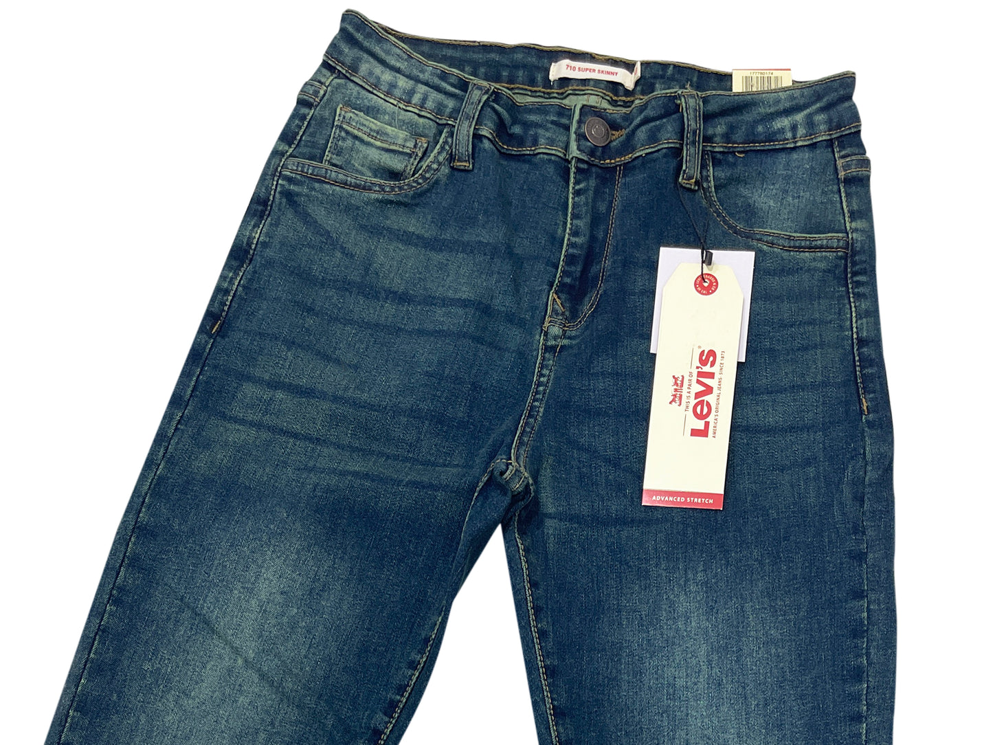 Ladies 710 Super Skinny - Dark Blue - Shade 2